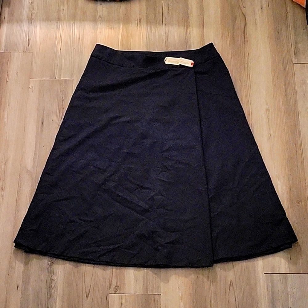Talbots Fall Italian Fannel Pleated Skirt